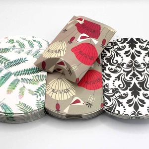 Tulipános nyakék és fülbevaló szett rusztikus, farmerkék üveggyöngyökből, levelekkel � Rustic Bloom - ékszer - ékszerszett - Meska.hu