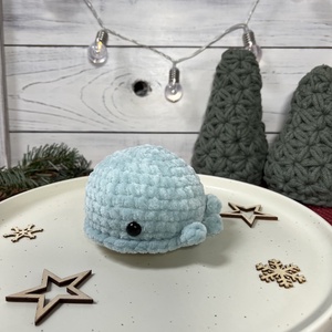 Horgolt, plüss bálna - játék & sport - plüssállat & játékfigura - más figura - Meska.hu