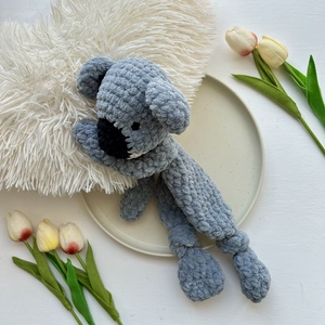 Horgolt plüss koala alvóka - Meska.hu
