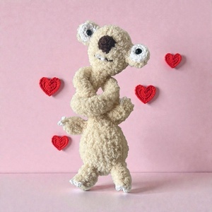 Sid horgolt lajhár táskadísz - játék & sport - plüssállat & játékfigura - plüss mesefigurák - Meska.hu