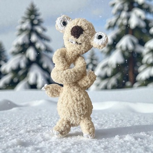 Sid horgolt lajhár táskadísz, Játék & Sport, Plüssállat & Játékfigura, Plüss mesefigurák, Horgolás, MESKA