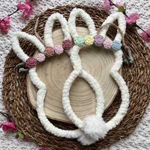 Nyuszi fali dekoráció/ajtó kopogtató � tavaszi, húsvéti dekoráció - otthon & életmód - dekoráció - fali és függő dekoráció - falra akasztható dekor - Meska.hu