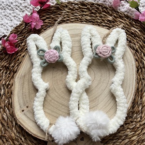 Nyuszi fali dekoráció/ajtó kopogtató � tavaszi, húsvéti dekoráció - otthon & életmód - dekoráció - fali és függő dekoráció - falra akasztható dekor - Meska.hu