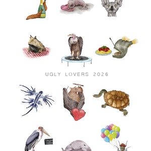 Falinaptár 2026 - Ugly Lovers - otthon & életmód - dekoráció - fali és függő dekoráció - falinaptár & öröknaptár - Meska.hu