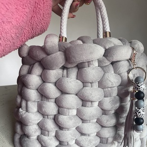 Roxanique Soft Cloud Fonott Kézitáska  - táska & tok - kézitáska & válltáska - alkalmi táska - Meska.hu