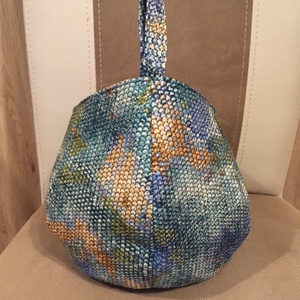  Buborék formájú textil kosár - karácsony - adventi díszek - adventi asztaldísz - Meska.hu