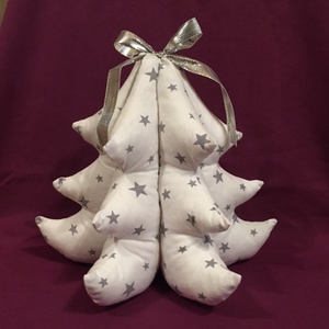  -Csillagmintás fenyőfa 3 D kialakítás - Tovább díszítheted kedved szerint. - Meska.hu