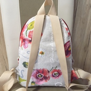 Pipacsos hátitáska/ vízlepergető anyag - táska & tok - hátizsák - hátizsák - Meska.hu