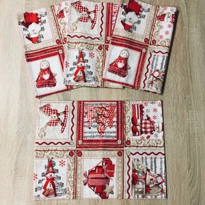  Karácsonyi  ünnepi alátét / tányéralátét - karácsony - karácsonyi lakásdekoráció - ünnepi asztaldekoráció - Meska.hu