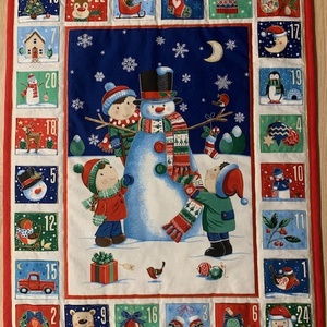 -Hóember és gyerekek adventi naptár/ kalendárium - Meska.hu