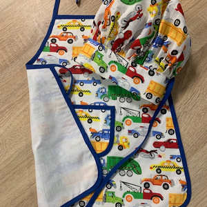 Kötény és kukta sapka - szantaisz86 kérésére készült - otthon & életmód - konyhafelszerelés, tálalás - konyhai textil - kötény - Meska.hu