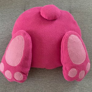 Pink - Nyuszi popó párna, Játék & Sport, Plüssállat & Játékfigura, Nyuszi, Varrás, Patchwork, foltvarrás, MESKA