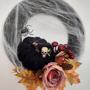 Halloween ajtódísz, kopogtató - otthon & életmód - dekoráció - halloween - halloweeni ajtódíszek és ablakdíszek - Meska.hu