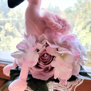 Csajos csokor ovis ballagásra, plüssel - otthon & életmód - virágdekoráció - virágok - virágcsokor - Meska.hu