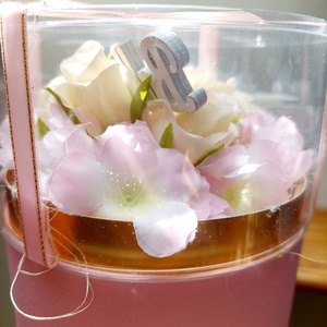 Ajándékötlet, ballagásra, anyák napjára, szüli-, vagy névnapra, szülőköszöntőnek búrás akril virágbox  - otthon & életmód - dekoráció - Meska.hu