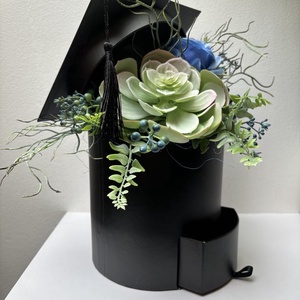 Ballagási ékszer-, pénzátadó fiókos, nagy virágbox  - otthon & életmód - virágdekoráció - virágok - virágbox - Meska.hu