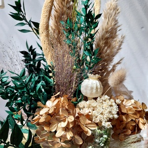 Egyedi, különleges menyasszonyi csokor szárazvirágokból -ajándékkal! - esküvő - menyasszonyi- és dobócsokor - Meska.hu