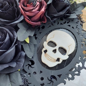 Bár még rekkenő hőség van, de közeledik... ne szalaszd el! Halloween kopogtató  - otthon & életmód - dekoráció - halloween - halloweeni ajtódíszek és ablakdíszek - Meska.hu