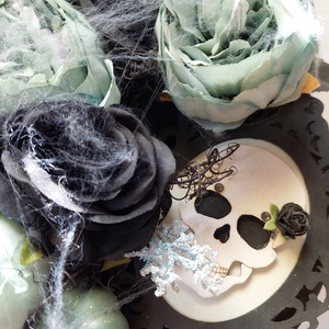 Halloweeni ajtódísz, kopogtató, ne szalaszd el! Halloween kopogtató  - otthon & életmód - dekoráció - halloween - halloweeni ajtódíszek és ablakdíszek - Meska.hu