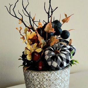 Beköszöntött az ősz! Gyönyörű őszi asztaldísz  - otthon & életmód - dekoráció - halloween - halloweeni dekoráció - Meska.hu
