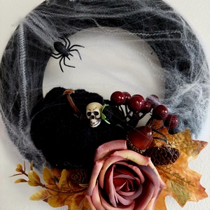 Beköszöntött az ősz, ne szalaszd el... Halloween ajtódísz, kopogtató - akár ajándéknak is - Meska.hu