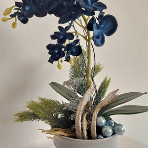 Különleges orchideás asztaldísz - otthon & életmód - dekoráció - asztal és polc dekoráció - asztaldísz - Meska.hu