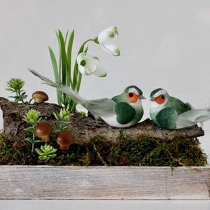 Tavaszi asztaldísz ajándékba akár Valentin-napra, ballagásra, születésnapra,  névnapra... - otthon & életmód - virágdekoráció - virágdíszek - virágdísz kaspóban - Meska.hu