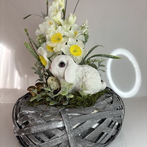 Tavaszi, húsvéti asztaldísz, akár ajándékba  - otthon & életmód - dekoráció - asztal és polc dekoráció - asztaldísz - Meska.hu