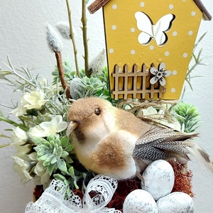 Tavaszi asztaldísz, akár ajándékba  - otthon & életmód - dekoráció - asztal és polc dekoráció - asztaldísz - Meska.hu