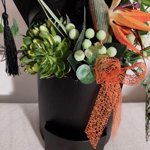 Ballagási ékszer-, pénzátadó fiókos, nagy virágbox fiúknak is, Otthon & Életmód, Virágdekoráció, Virágok, Virágbox, Virágkötés, MESKA