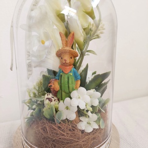 Búrás húsvéti, tavaszi asztaldísz, akár ajándékba  - Meska.hu