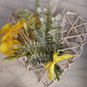 Húsvéti, tavaszváró ajtókopogtató, minimál - ünnepi díszek, dekorációk - húsvéti díszek és dekorációk - húsvéti ajtódísz, kopogtató - Meska.hu