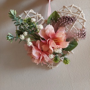 Húsvéti, tavaszváró ajtókopogtató, minimál, Ünnepi díszek, dekorációk, Húsvéti díszek és dekorációk, Húsvéti ajtódísz, kopogtató, , MESKA