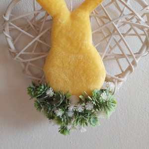 Húsvéti, tavaszváró ajtókopogtató, minimál, Ünnepi díszek, dekorációk, Húsvéti díszek és dekorációk, Húsvéti ajtódísz, kopogtató, , MESKA