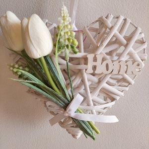 Húsvéti, tavaszváró ajtókopogtató, minimál - ünnepi díszek, dekorációk - húsvéti díszek és dekorációk - húsvéti ajtódísz, kopogtató - Meska.hu