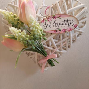 Húsvéti, tavaszváró ajtókopogtató, minimál - ünnepi díszek, dekorációk - húsvéti díszek és dekorációk - húsvéti ajtódísz, kopogtató - Meska.hu