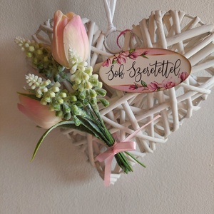 Húsvéti, tavaszváró ajtókopogtató, minimál - Meska.hu