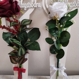 Egyszálas csokor ajándék bármilyen alkalomra - ballagás, szülőköszöntő, névnap, születésnap... - Meska.hu