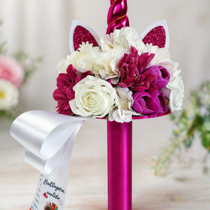 Csajos csokor ovis ballagásra, unikornis , Otthon & Életmód, Virágdekoráció, Virágok, Virágcsokor, Virágkötés, MESKA