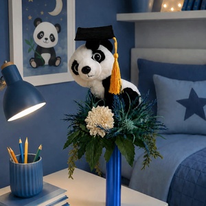 Fiús csokor ovis ballagásra, pandamacival   - Meska.hu