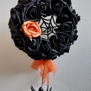 Közeledik... ne szalaszd el! Halloween kopogtató  - otthon & életmód - dekoráció - halloween - halloweeni ajtódíszek és ablakdíszek - Meska.hu