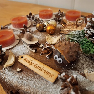 Adventi koszorú,  természetes adventi koszorú  - karácsony - adventi díszek - adventi koszorú - Meska.hu