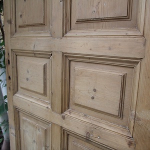 Antik vörösfenyő kazettás ajtó, ajtólap -  - Meska.hu