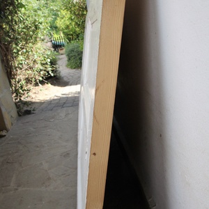 Antik vörösfenyő kazettás ajtó, ajtólap -  - Meska.hu