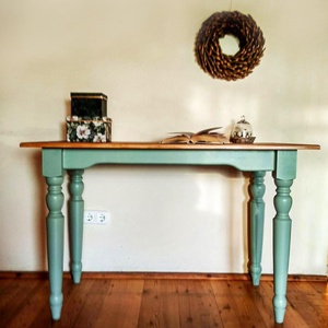 Vintage bükkfa asztal egyedi méretben -  - Meska.hu