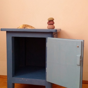 Greek blue - ajtós kis komód, éjjeliszekrény -  - Meska.hu