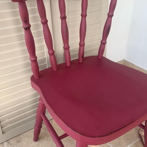 Burgundi vörös vintage szék rendelésrz - otthon & életmód - bútor - szék & fotel - Meska.hu