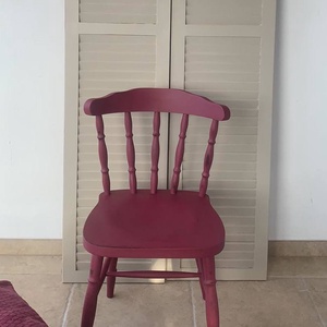 Burgundi vörös vintage szék rendelésrz - Meska.hu