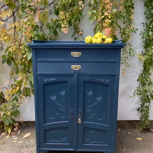 Kék vintage komód - otthon & életmód - bútor - komód - Meska.hu