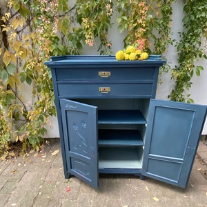 Kék vintage komód - otthon & életmód - bútor - komód - Meska.hu